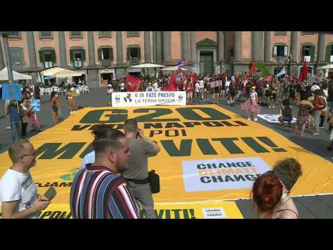 Protest in Naples as G20 ministers meet on environment, climate and energy