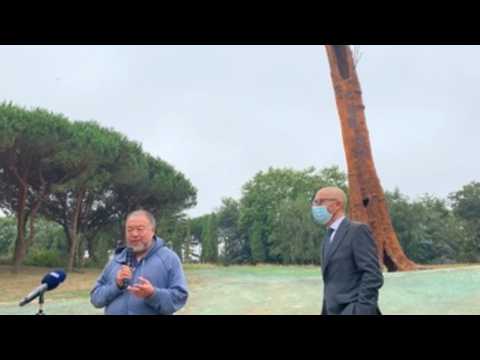 Weiwei reappears in Porto with a new reason to fight: climate change