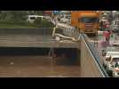 Flood aftermath: Water is pumped out of flooded tunnel in China - Label : AFPTV - First images - Category : News