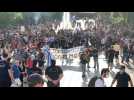 Protest in Athens against mandatory vaccination
