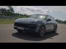 The new Porsche Cayenne Turbo GT in Grey Driving Video