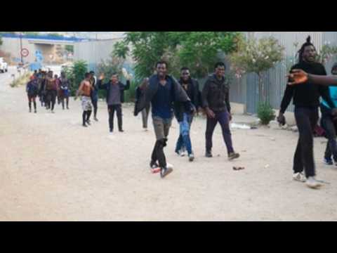 Over 200 migrants jump over fence into Melilla