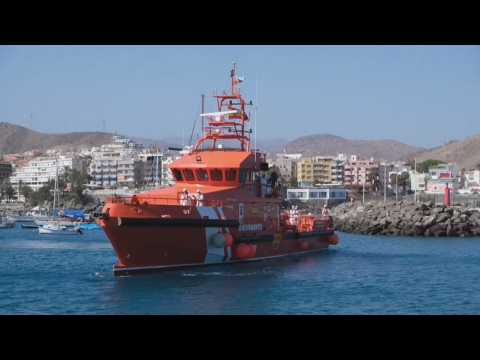 One deceased among 23 sub-Saharan men rescued in the south of Gran Canaria