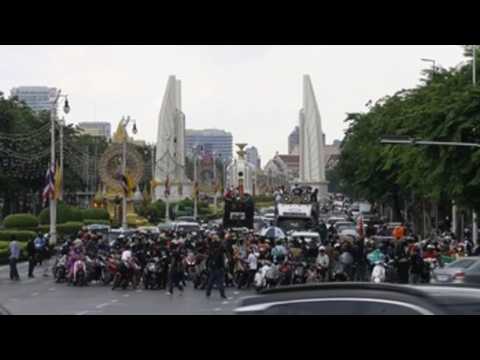 Anti-government protesters rally in Bangkok