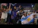 Argentina fans celebrate Copa America triumph while Brazil fans shocked at loss
