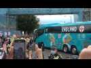 Euro 2020: England team bus arrives at Wembley ahead of final