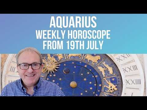Aquarius Weekly Horoscope from 19th July 2021