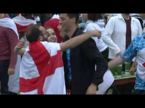 Euro 2020: Fans in London ecstatic as England score against Italy