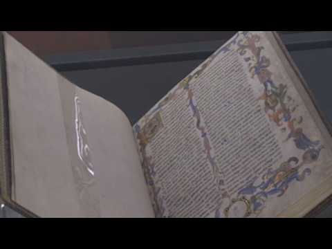 Spanish National Library exhibits its treasures of Dante's Divine Comedy