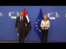 Ursula von der Leyen receives Iraq's Prime minister