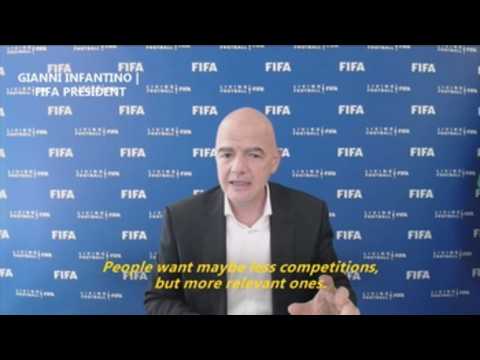 FIFA's Infantino on wanting less discrimination, more competitive football
