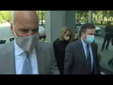 Top Nxivm member Allison Mack arrives at New York court for sentencing