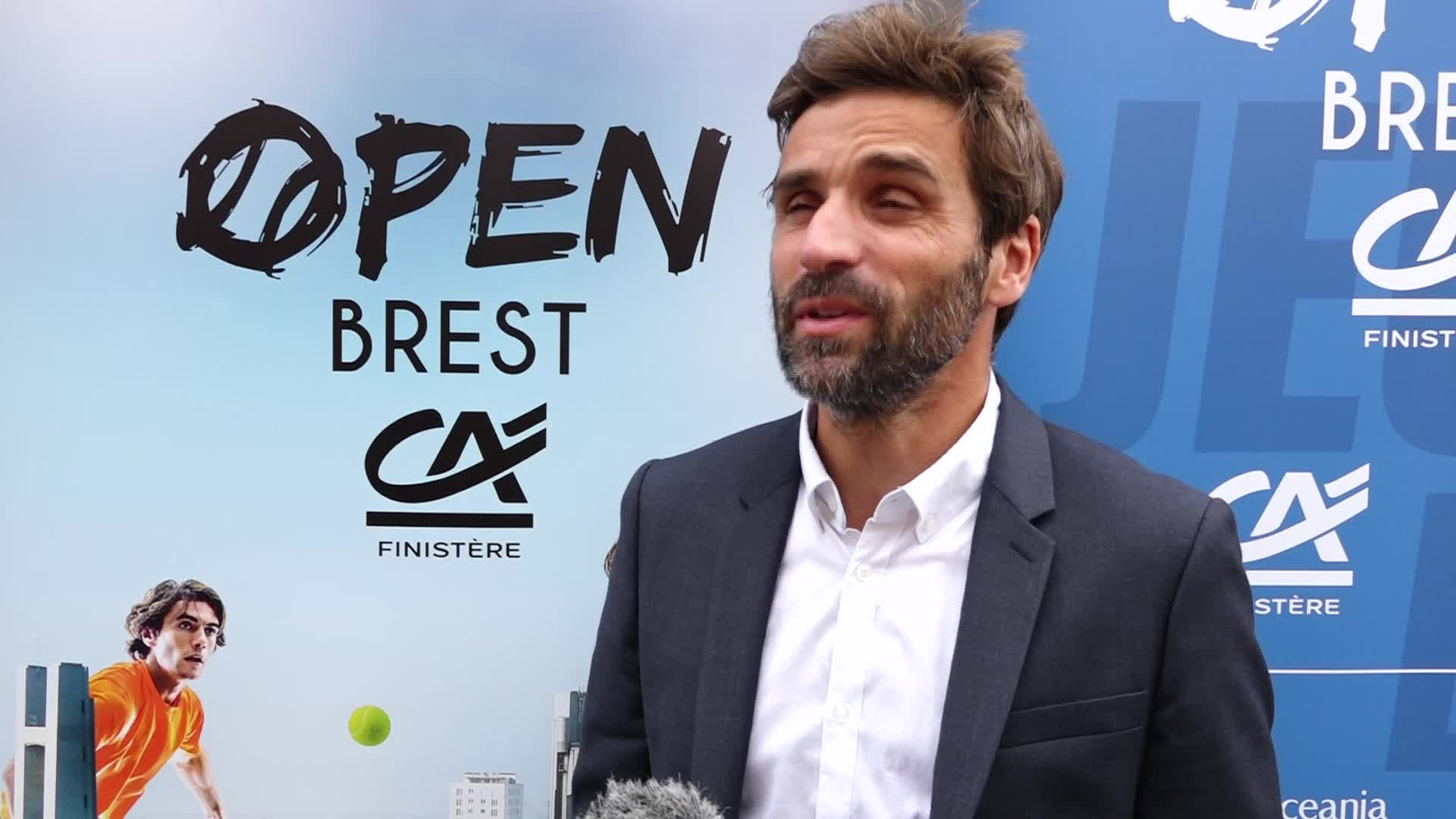 Arnaud Clément, nouveau directeur de l'Open de Tennis de Brest (Tébéo-TébéSud)