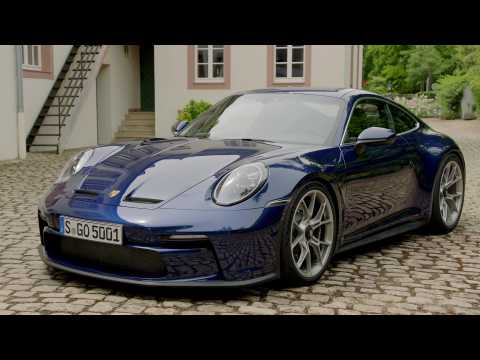 The new Porsche 911 GT3 with Touring Package Design in Blue