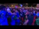 Euro 2020: Italy fans in Rome celebrate opener against Spain