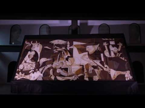 Life-size chocolate recreation Picasso’s Guernica goes on display in Bilbao