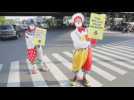 Clown show in Jakarta to raise awareness about Covid-19