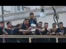 Euro 2020: Italy kick off victory parade around Rome