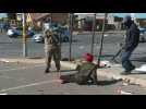 South African army patrols Soweto streets to deter looters - Label : AFPTV - First images - Category : News