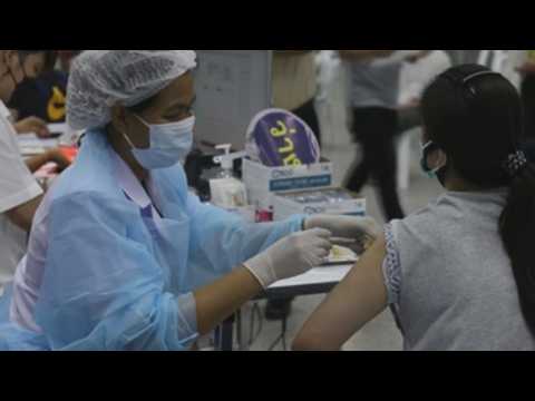 Mass Covid-19 vaccination drive to contain pandemic in Bangkok