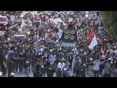 Protesters return to the streets of Thailand