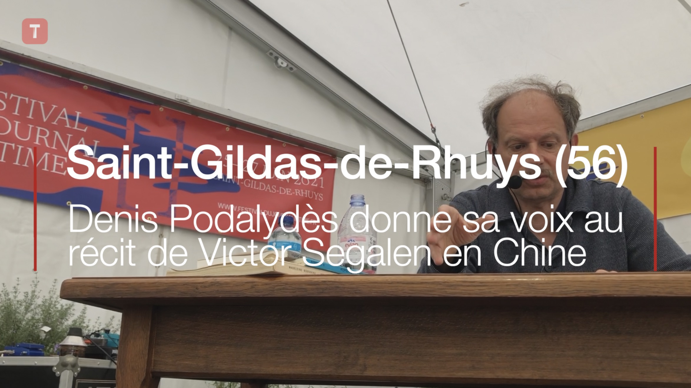 Saint-Gildas-de-Rhuys (56). Denis Podalydès donne sa voix au récit de Victor Segalen en Chine (Le Télégramme)