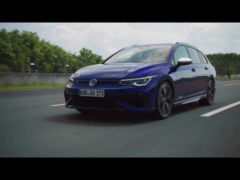 The new Volkswagen Golf R Variant Driving Video