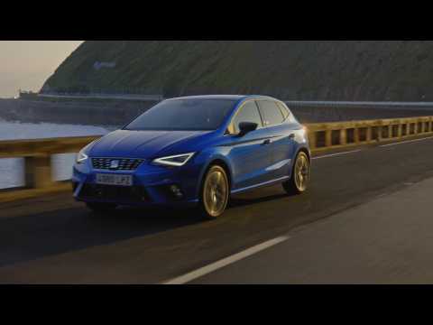 The new SEAT Ibiza XC in Saphire Blue Driving Video