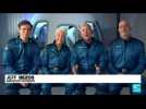 Bezos and crewmates prepare for inaugural Blue Origin space flight