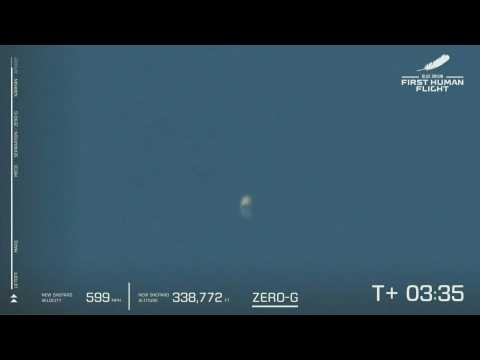 Blue Origin capsule carrying Jeff Bezos reaches space