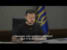 Zelensky plaide pour la candidature de l'Ukraine à l'UE