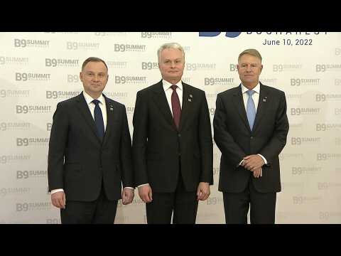 Bucharest Nine Summit begins in Romania with leaders of the eastern flank of NATO