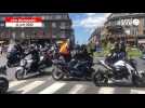 Plus 700 motos défilent dans les rues de Vire Normandie