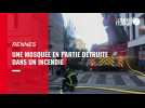 A Rennes, une mosquée en partie détruite dans un incendie