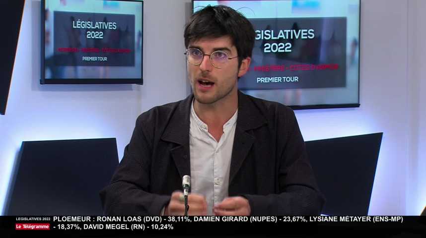 Thumbnail Législatives 2022 : Pierre-Yves Cadalen (Nupes) vire en tête à Brest.