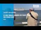 VIDEO. A Saint-Nazaire, le premier paquebot au gaz naturel est parti pour ses essais mer