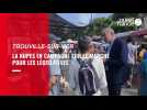 VIDÉO. Avant le second tour des législatives, Pierre Mouraret fait campagne sur le marché de Trouville