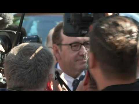 Kevin Spacey arrives at London court to face sexual assault charges