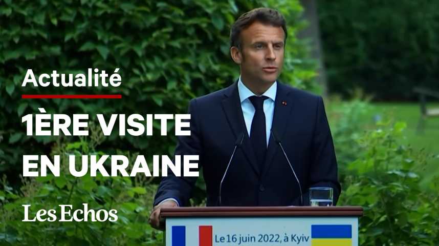 Illustration pour la vidéo 3 choses à retenir de la visite d’Emmanuel Macron en Ukraine