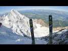 Sports extrêmes: le saut inédit et spectaculaire du skieur 