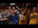 Warriors fans celebrate NBA Finals victory