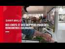 VIDEO. Saint-Malo. Des chefs et des skippers sur un catamaran pour des escales culinaires