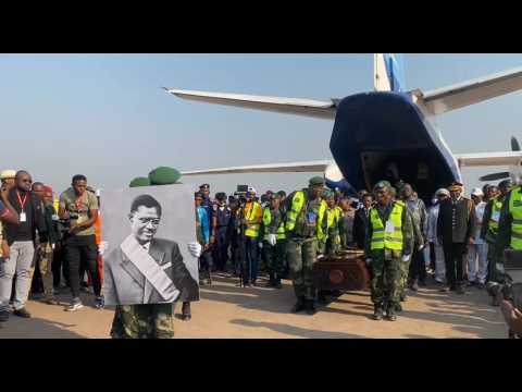 Remains of independence hero Lumumba arrive in his DR Congo home region