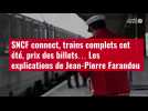 VIDÉO. SNCF connect, trains complets cet été, prix des billets... Les explications de Jean-Pierre Farandou