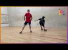 Un entraînement de squash avec deux champions de Belgique juniors