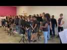 Tourcoing: lancement de la cité éducative 2 avec la chorale du collège Marie-Curie
