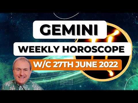 Gemini Horoscope Weekly Astrology from 27th June 2022