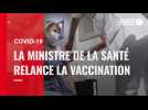 VIDÉO. La ministre de la Santé appelle à la vaccination alors que les cas de Covid-19 augmentent en France