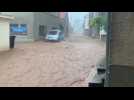 coulee de boue a Gevrey-Chambertin