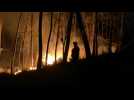 Firefighters battle wildfires in Portugal